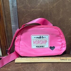 Pink Worship Crossbody Bag